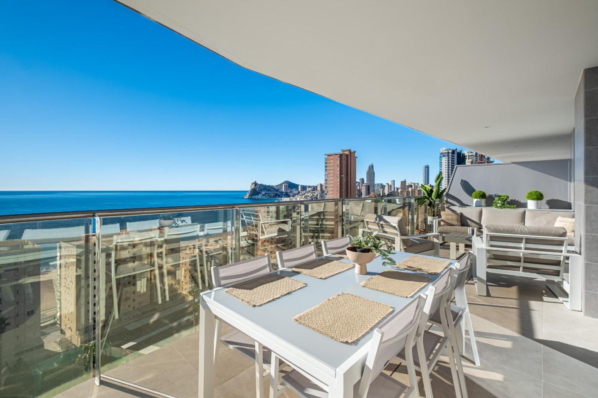 Sunset Cliffs Deluxe Apartment 6133 Poniente Beach Benidorm Ngoại thất bức ảnh
