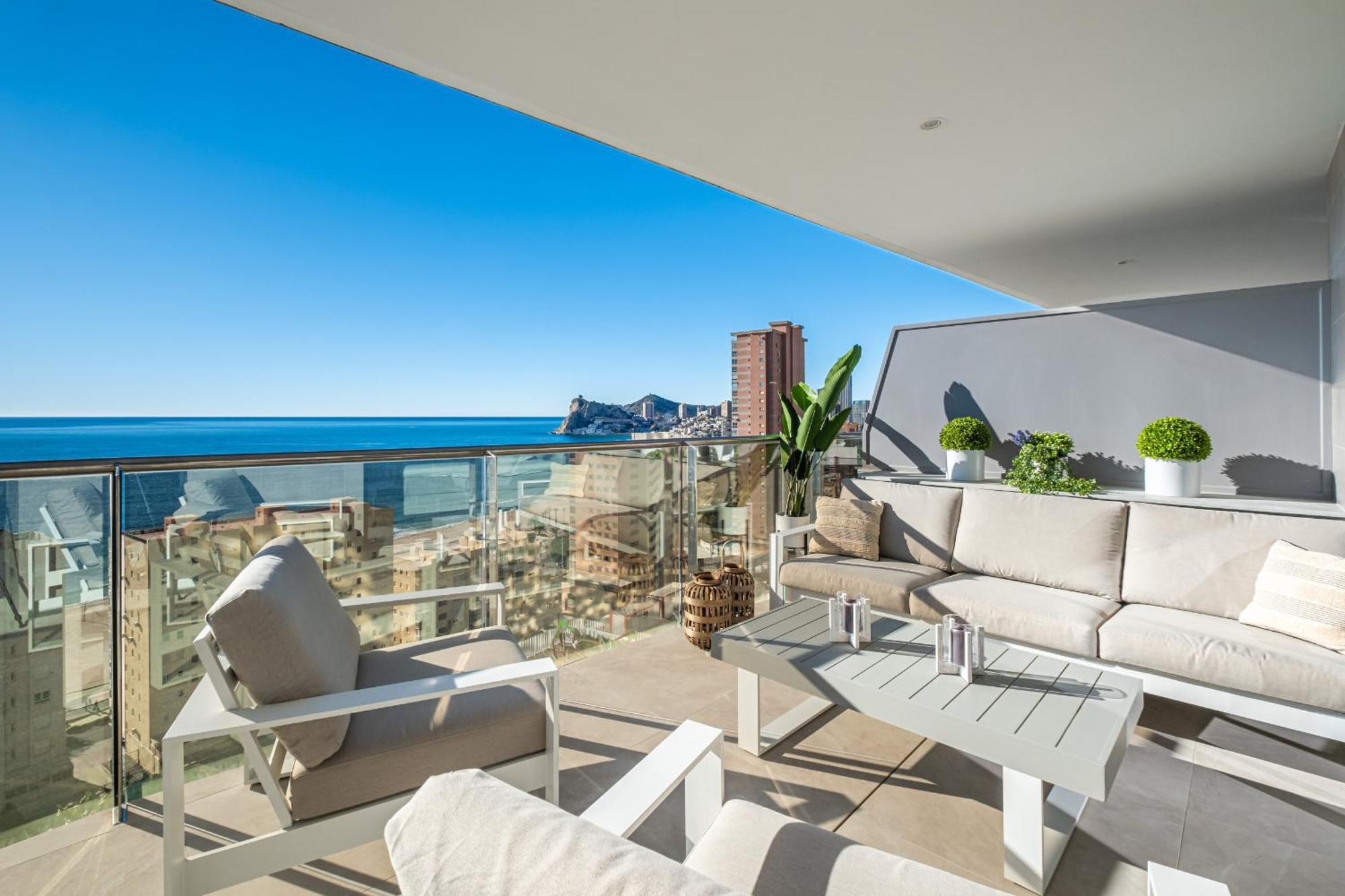 Sunset Cliffs Deluxe Apartment 6133 Poniente Beach Benidorm Ngoại thất bức ảnh